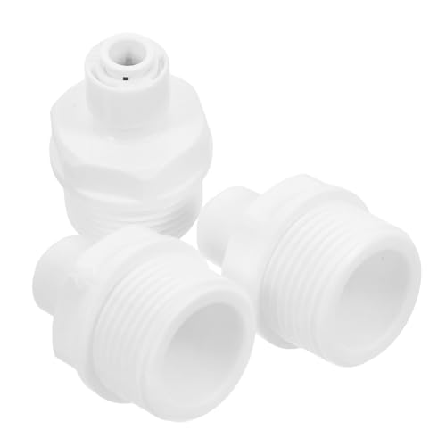 OSOLADY 3 Stück Teiliges Schnellverbinder zu Schlauchadapter Selbstsicherndes Design Leckagefrei Schnelle Montage Für Umkehrosmose Wasserfilter Zuhause Kompatibel von OSOLADY