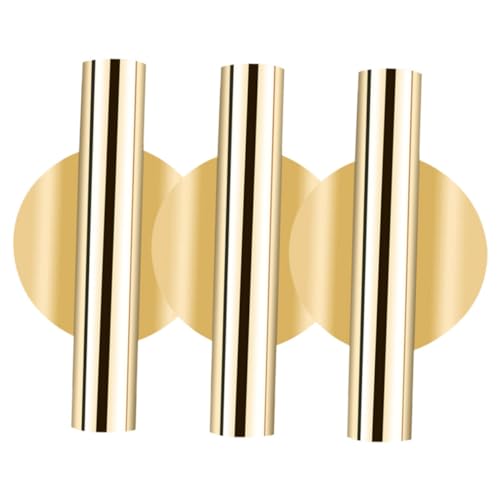 OSOLADY Vintage-Stil 3 Stücke -montiert Blume Box Gold Basis Blume Topf Für Decor von OSOLADY