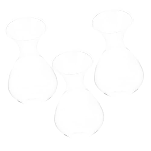 OSOLADY 3stücke Teiliges Hängendes Wandvase Mit Holzrahmen Transparente Glashydroponikvasen Für Zimmerpflanzen Zur Dekoration Von Wohnzimmer Und Büro von OSOLADY