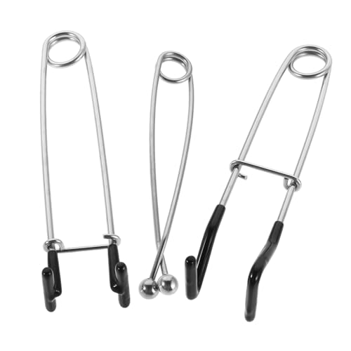 OSOLADY 3 Teiliger Fischöffnungs Dilatator Aus Edelstahl Zum Dehooking Fish Picker Kompakter Fischgreifer Fischmaulspreizer Griff Angelzange Greifer Fischklemme Fischfangzange Silber OSOLADY 3 Teiliger Fischöffnungs Dilatator Aus Edelstahl Zum Dehooking Fish Picker Kompakter Fischgreifer Fischmaulspreizer Griff Angelzange Greifer Fischklemme Fischfangzange Silber von OSOLADY