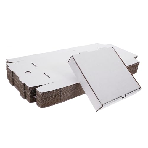 OSOLADY 30 Stück Weiße Kraftpapier Pizzakartons Lebensmittelechte Faltbare Wellpappe Pizzaboxen für Takeaway Gebäck und Kekse Recyclebare Kartonverpackung Schützt Frische und Form OSOLADY 30 Stück Weiße Kraftpapier Pizzakartons Lebensmittelechte Faltbare Wellpappe Pizzaboxen für Takeaway Gebäck und Kekse Recyclebare Kartonverpackung Schützt Frische und Form von OSOLADY