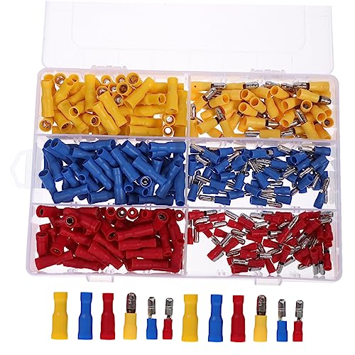 OSOLADY 300Stücke Crimp Sortiment Isolierte Butt Steckverbinder für und Industrie für Elektrische Haushaltsgeräten und Maschinen OSOLADY 300Stücke Crimp Sortiment Isolierte Butt Steckverbinder für und Industrie für Elektrische Haushaltsgeräten und Maschinen von OSOLADY