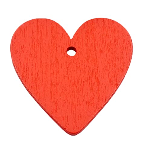 OSOLADY 30stücke Holzherzen Mit Seil Holzanhänger Herzform Für Hochzeiten Partys Und Dekoration Rot OSOLADY 30stücke Holzherzen Mit Seil Holzanhänger Herzform Für Hochzeiten Partys Und Dekoration Rot von OSOLADY
