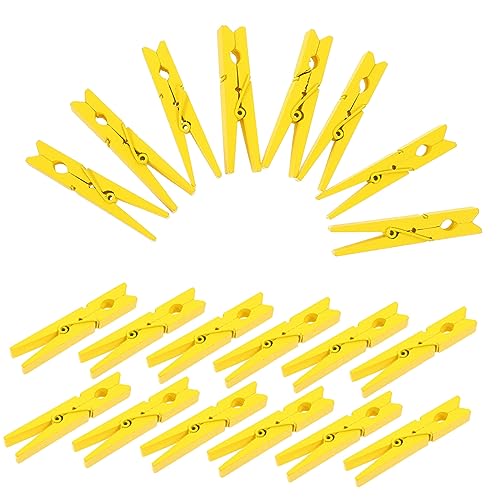 OSOLADY 30stücke Wäscheklammern Aus Holz Mit Metall Zum Halten Von Kleidung Und Decken Gelbe Farbe Tragbar Und Praktisch OSOLADY 30stücke Wäscheklammern Aus Holz Mit Metall Zum Halten Von Kleidung Und Decken Gelbe Farbe Tragbar Und Praktisch von OSOLADY