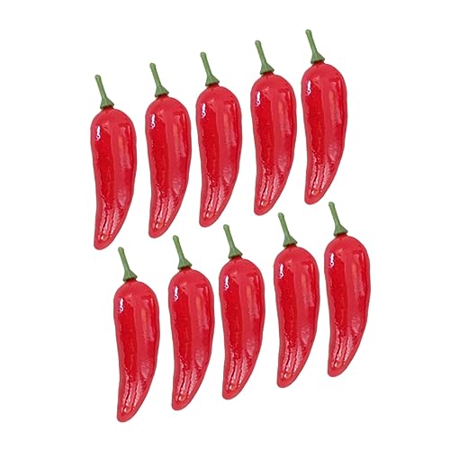 OSOLADY 36 Stück Künstliche Chili Paprika Lebensechte Fake Gemüse für Restaurant und Rote Mini für Kreative Präsentation OSOLADY 36 Stück Künstliche Chili Paprika Lebensechte Fake Gemüse für Restaurant und Rote Mini für Kreative Präsentation von OSOLADY