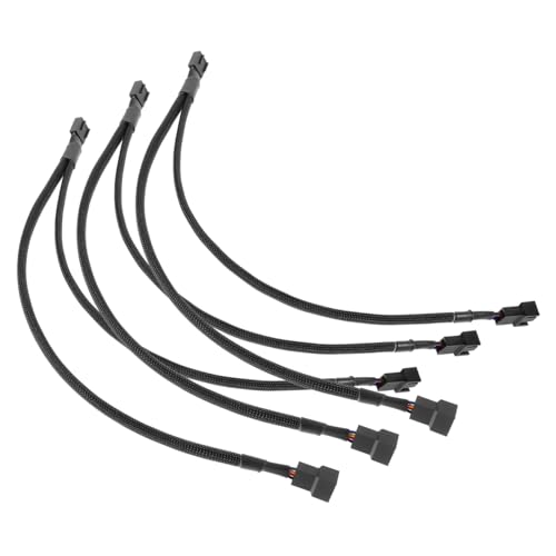 OSOLADY 3Stücke Poliges CPU Splitterkabel Stromversorgungs Splitter für Computerteile Langlebig Zuverlässig für PC Komponenten Gaming Setups von OSOLADY