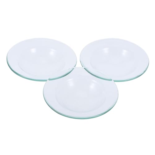 OSOLADY 3stücke Ersatz Glas Schale Für Wachswärmer Aromaölschale Runde Öl Wärmer Gericht Ersatz Wachswärmerschale Wachsschmelz-Einlage Kerzenwärmer-Platte OSOLADY 3stücke Ersatz Glas Schale Für Wachswärmer Aromaölschale Runde Öl Wärmer Gericht Ersatz Wachswärmerschale Wachsschmelz-Einlage Kerzenwärmer-Platte von OSOLADY