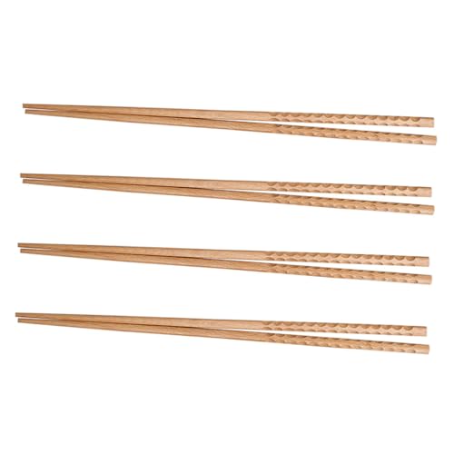 OSOLADY 4 Paare Extra Lange Holz Essstäbchen aus Buchenholz Hitzebeständig und Wiederverwendbar zum Kochen Frittieren für Hot Pot Fein Poliert Spülmaschinenfest Natürliches Material OSOLADY 4 Paare Extra Lange Holz Essstäbchen aus Buchenholz Hitzebeständig und Wiederverwendbar zum Kochen Frittieren für Hot Pot Fein Poliert Spülmaschinenfest Natürliches Material von OSOLADY