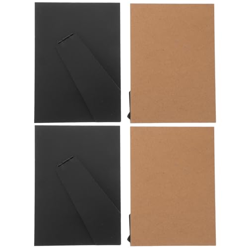 OSOLADY 4 Stück Easel Back für Bilderrahmen Schwarz Verstellbare Ständer für Vertikale Horizontale Tischpräsentationen Einfache Installation Stabiler Halt Unterstützung für Ihre Fotos OSOLADY 4 Stück Easel Back für Bilderrahmen Schwarz Verstellbare Ständer für Vertikale Horizontale Tischpräsentationen Einfache Installation Stabiler Halt Unterstützung für Ihre Fotos von OSOLADY
