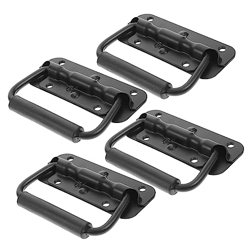 OSOLADY 4 Stück Federzuggriff für Boote Klappgriff mit Löchern für Einfache Montage Ergonomisches Design Langlebig Vielseitig Einsetzbar von OSOLADY
