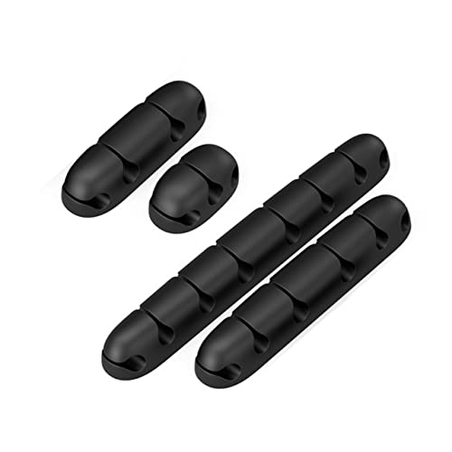 OSOLADY 4 Stück Kabelorganizer aus Kabelhalter für Schreibtisch Zuhause Büro Flexible Kabelclips zur Einfachen Kabelorganisation Verwaltung für Datenkabel Ladekabel OSOLADY 4 Stück Kabelorganizer aus Kabelhalter für Schreibtisch Zuhause Büro Flexible Kabelclips zur Einfachen Kabelorganisation Verwaltung für Datenkabel Ladekabel von OSOLADY