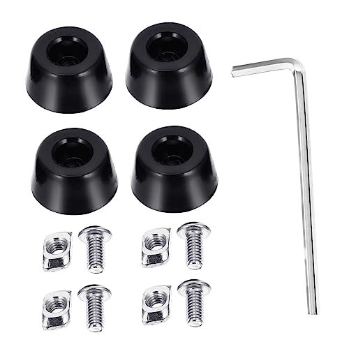 OSOLADY 4 Stück Stoßdämpfende Pads Vibration schützen Bein Fußpolster für 3D-Drucker Isolierung Polsterkissen für 3D-Drucker 3d drucker zubehör Druckerfußmatte Gummi Black OSOLADY 4 Stück Stoßdämpfende Pads Vibration schützen Bein Fußpolster für 3D-Drucker Isolierung Polsterkissen für 3D-Drucker 3d drucker zubehör Druckerfußmatte Gummi Black von OSOLADY