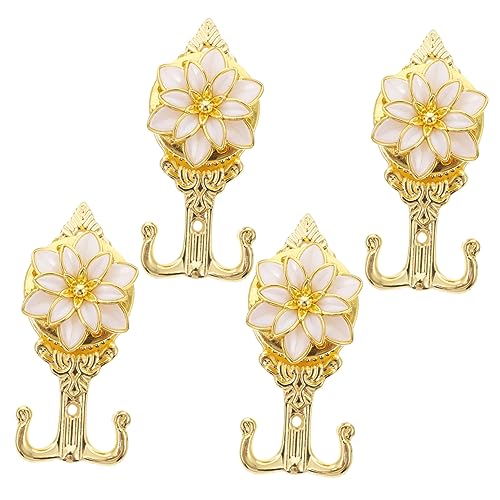 OSOLADY 4 Stück Teiliges Set Wandhaken mit Blumenmotiv Stilvolle Garderobenhaken für Badezimmer Küche und Schlafzimmer und Vielseitig Einsetzbar Geeignet zum Aufhängen von Kleidung OSOLADY 4 Stück Teiliges Set Wandhaken mit Blumenmotiv Stilvolle Garderobenhaken für Badezimmer Küche und Schlafzimmer und Vielseitig Einsetzbar Geeignet zum Aufhängen von Kleidung von OSOLADY