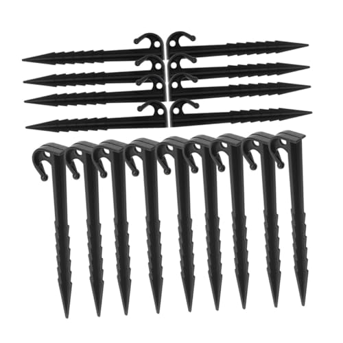 OSOLADY 40Stücke Zeltpfähle Kunststoff Leichte Langlebige Zeltheringe für Camping Outdoor und Strand Sturmsicher und Wiederverwendbar für Boden von OSOLADY