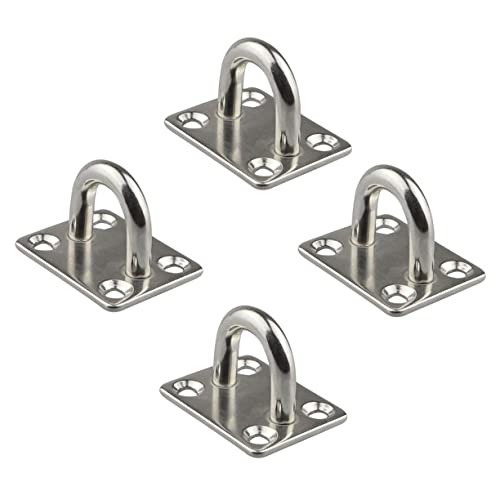 OSOLADY 4Stücke Deckenhaken mit Quadratischen Augenplatten U Förmige Aufhängung für Hängematten Lüfter und für Küche Bad und Wohnzimmer OSOLADY 4Stücke Deckenhaken mit Quadratischen Augenplatten U Förmige Aufhängung für Hängematten Lüfter und für Küche Bad und Wohnzimmer von OSOLADY