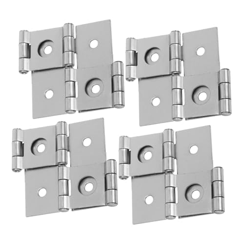 OSOLADY 4Stücke Doppelschaukelscharniere Türscharniere für Limousinen Verbindung für Bildschirme Möbel Zweiachsiges Design für Vielseitige Anwendungen OSOLADY 4Stücke Doppelschaukelscharniere Türscharniere für Limousinen Verbindung für Bildschirme Möbel Zweiachsiges Design für Vielseitige Anwendungen von OSOLADY