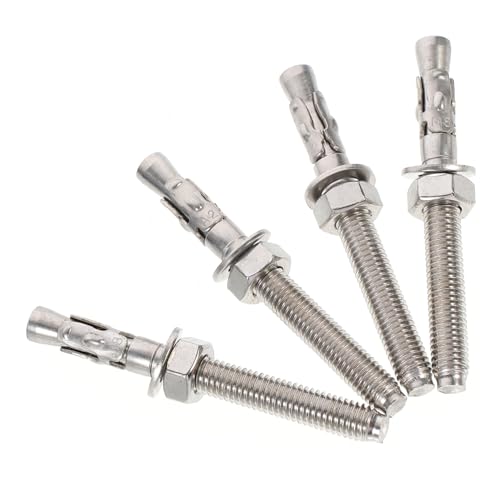 OSOLADY 4Stücke Expansionsbolzen Robuste Stützschrauben für Sichere Befestigungen Langlebig Korrosionsbeständig für Verschiedene Anwendungen Starke OSOLADY 4Stücke Expansionsbolzen Robuste Stützschrauben für Sichere Befestigungen Langlebig Korrosionsbeständig für Verschiedene Anwendungen Starke von OSOLADY