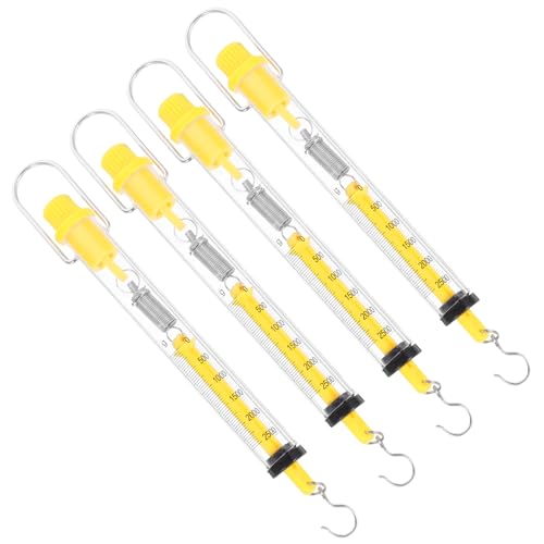 OSOLADY 4Stücke Federwaage Präzisions Kraftmesser für Physikexperimente Tubular Spring Scale mit Haken für Schule Feldanwendungen Hochgenaue Messung Einfache OSOLADY 4Stücke Federwaage Präzisions Kraftmesser für Physikexperimente Tubular Spring Scale mit Haken für Schule Feldanwendungen Hochgenaue Messung Einfache von OSOLADY