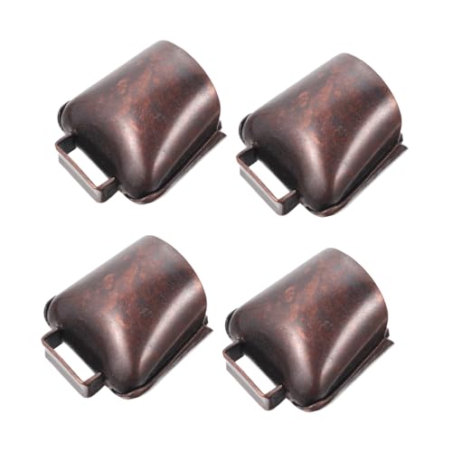 OSOLADY 4 Stücke Kupfer Weideglocken für Kühe Schafe und Pferde Lautstarke Tragbare Vintage Glocken aus Metall als Alarmglocke für Landwirtschaft OSOLADY 4 Stücke Kupfer Weideglocken für Kühe Schafe und Pferde Lautstarke Tragbare Vintage Glocken aus Metall als Alarmglocke für Landwirtschaft von OSOLADY