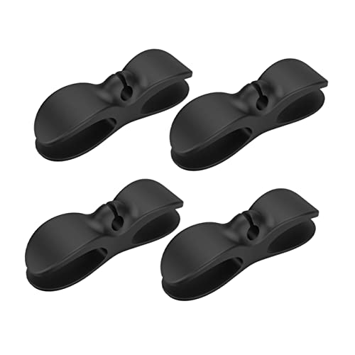 OSOLADY 4Stücke Kabelmanagement Organizer Kordhüter für Ladungskabel Selbstklebende Kabelclips zur Kabelverwaltung für Büro Zuhause Diverse Geräte Schwarz OSOLADY 4Stücke Kabelmanagement Organizer Kordhüter für Ladungskabel Selbstklebende Kabelclips zur Kabelverwaltung für Büro Zuhause Diverse Geräte Schwarz von OSOLADY