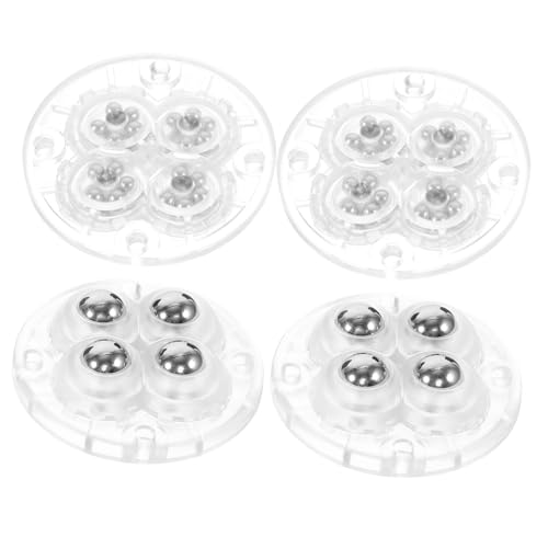 OSOLADY 4Stücke Kleine Selbstklebende Lenkrollen Schwenkräder für Aufbewahrungsboxen Mülltonnen Möbel Transparent Einfach zu Installieren OSOLADY 4Stücke Kleine Selbstklebende Lenkrollen Schwenkräder für Aufbewahrungsboxen Mülltonnen Möbel Transparent Einfach zu Installieren von OSOLADY