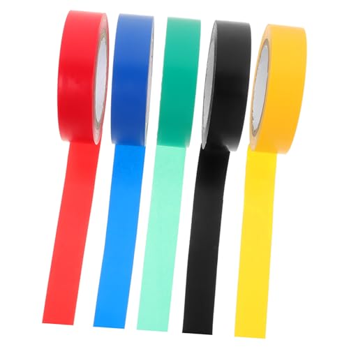 OSOLADY 5 Rollen Wasserdichtes Isolierband Multi Ziehen Um Streifen Zweck Gaffers Tape Farbiges Klebeband Blau Weiß Aus -klebeband Farbe Des Isolierbandes Buntes Isolierband Drahtband Pvc OSOLADY 5 Rollen Wasserdichtes Isolierband Multi Ziehen Um Streifen Zweck Gaffers Tape Farbiges Klebeband Blau Weiß Aus -klebeband Farbe Des Isolierbandes Buntes Isolierband Drahtband Pvc von OSOLADY