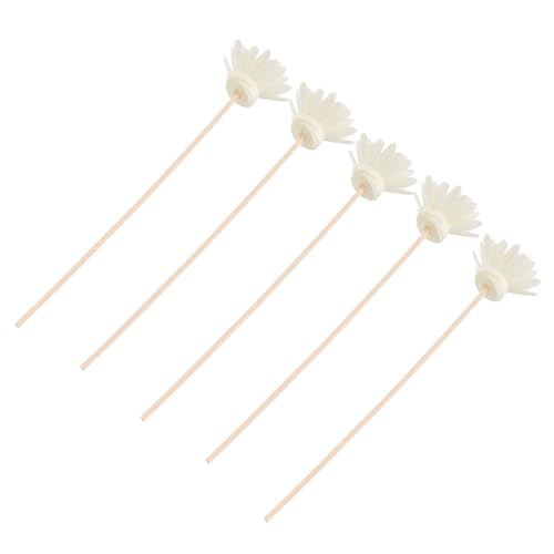 OSOLADY 5satz Rattanstäbchen Für Aroma-diffusor Chrysanthemen-duftstäbchen Ersatz Für Öldiffusor Natürliche Duftstäbchen Für Wohnzimmer Küche Bad Und Schlafzimmer von OSOLADY