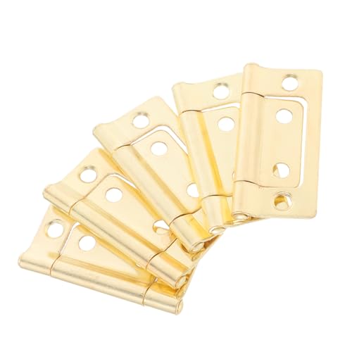 OSOLADY 5 Stück Metallscharniere Für Schränke Und Türen, Goldfarben, Vintage-möbelbeschläge, Antike Falttürscharniere Für Heimschränke, Diy-projekte, 5,1 Cm OSOLADY 5 Stück Metallscharniere Für Schränke Und Türen, Goldfarben, Vintage-möbelbeschläge, Antike Falttürscharniere Für Heimschränke, Diy-projekte, 5,1 Cm von OSOLADY