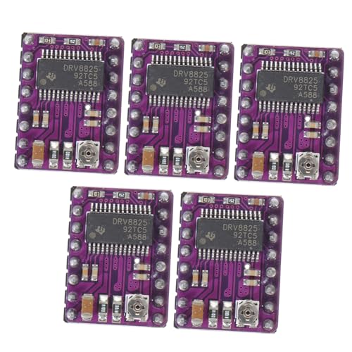 OSOLADY 5 Stück Teiliges Stepper Motor Driver Modul mit Kühlkörper Kompatibel Drucker Rrerap Ramps Präzise Steuerung Langlebiges Material für Schrittmotor Anwendungen von OSOLADY