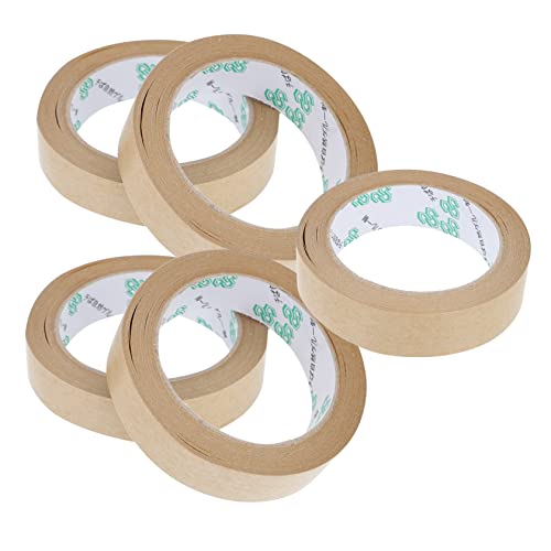 OSOLADY 5 Stück Teiliges Umweltfreundliches Wasserfreies Kraftpapier Packband Stark Klebend Reißfest Vielseitig Einsetzbar zum Sicheren Versiegeln von Paketen und Kartons OSOLADY 5 Stück Teiliges Umweltfreundliches Wasserfreies Kraftpapier Packband Stark Klebend Reißfest Vielseitig Einsetzbar zum Sicheren Versiegeln von Paketen und Kartons von OSOLADY