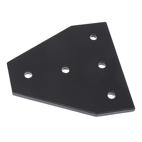 OSOLADY 5 Verstärkungsplatte Verbindungsplatte aus Aluminiumlegierung Verbindungsplatte für 3D-Drucker t-förmige Verbindungsplatte lineare Extrusionsvorrichtung Black OSOLADY 5 Verstärkungsplatte Verbindungsplatte aus Aluminiumlegierung Verbindungsplatte für 3D-Drucker t-förmige Verbindungsplatte lineare Extrusionsvorrichtung Black von OSOLADY