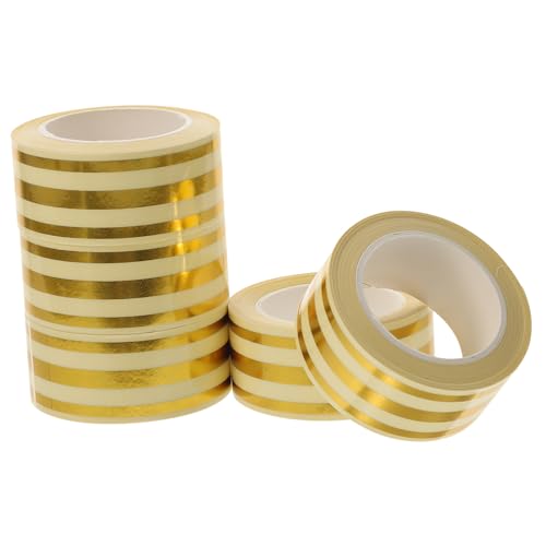 OSOLADY 5Rolle Selbstklebender Bodenfliesen Aufkleber Yards Wasserdichtes Dekorband für Wohnzimmer Einfache Anwendung Vielseitig Einsetzbar für Fliesenfugen von OSOLADY