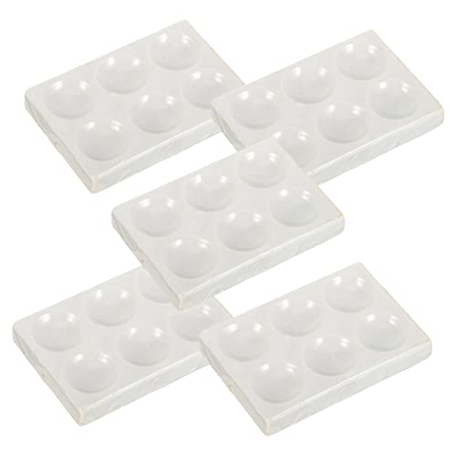 OSOLADY 5Stücke Keramische Teiliges Reaktionsplatte mit Löchern Porzellanspotplatte für Laboranwendungen für Chemische Tests und Wissenschaftliche Experimente OSOLADY 5Stücke Keramische Teiliges Reaktionsplatte mit Löchern Porzellanspotplatte für Laboranwendungen für Chemische Tests und Wissenschaftliche Experimente von OSOLADY