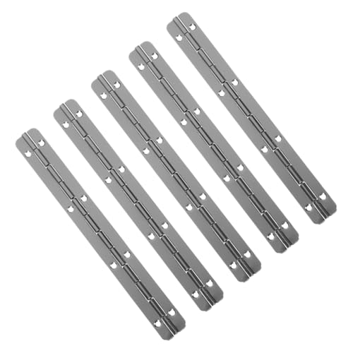 OSOLADY 5Stücke Piano Scharniere Hochleistungs Kastenscharniere für Möbel Klapptüren Robuste Metallscharniere mit Stabiler Installation Einfacher Montage OSOLADY 5Stücke Piano Scharniere Hochleistungs Kastenscharniere für Möbel Klapptüren Robuste Metallscharniere mit Stabiler Installation Einfacher Montage von OSOLADY