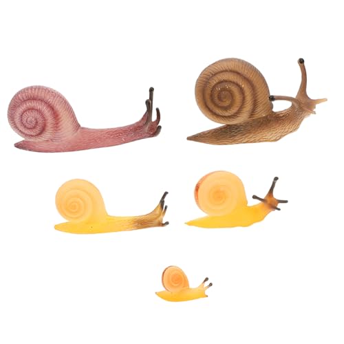 OSOLADY 5Stücke Realistische Simulationsschnecken Tierfiguren für Kreative Gartendekoration und Pädagogisches für Bonsai Arrangements OSOLADY 5Stücke Realistische Simulationsschnecken Tierfiguren für Kreative Gartendekoration und Pädagogisches für Bonsai Arrangements von OSOLADY