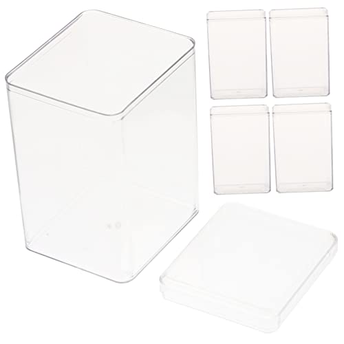 OSOLADY 5Stücke Teiliges Aufbewahrungsbox für Actionfiguren aus Kunststoff Transparente Vitrine für Modelle und Sammlerstücke für DIY Landschaften und Kunstwerke OSOLADY 5Stücke Teiliges Aufbewahrungsbox für Actionfiguren aus Kunststoff Transparente Vitrine für Modelle und Sammlerstücke für DIY Landschaften und Kunstwerke von OSOLADY