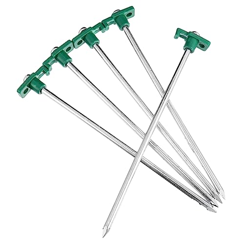 OSOLADY 5Stücke Zeltzubehör Rostfreiem Stahl Langlebige Zeltnägel für Camping und Outdoor Aktivitäten Stabile Heringe für Zelte Vorzelte und von OSOLADY