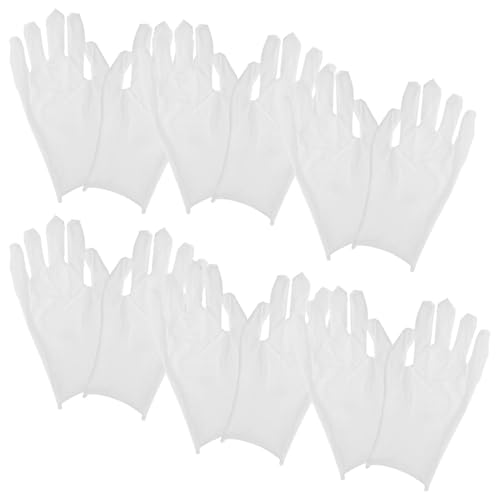 OSOLADY 6 Paare Baumwollhandschuhe für Herren Xl für Schmuckinspektion und Münzhandhabung Atmungsaktive Baumwolle Komfortabel und Schützend OSOLADY 6 Paare Baumwollhandschuhe für Herren Xl für Schmuckinspektion und Münzhandhabung Atmungsaktive Baumwolle Komfortabel und Schützend von OSOLADY
