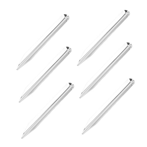 OSOLADY 6 Stück Laborlöffel Mikro-laborspatel Edelstahllöffel Haushaltslöffel Probenahmelöffel Für Das Labor Langer Rührlöffel Wiegelöffel Laborutensilien Silver Rostfreier Stahl von OSOLADY