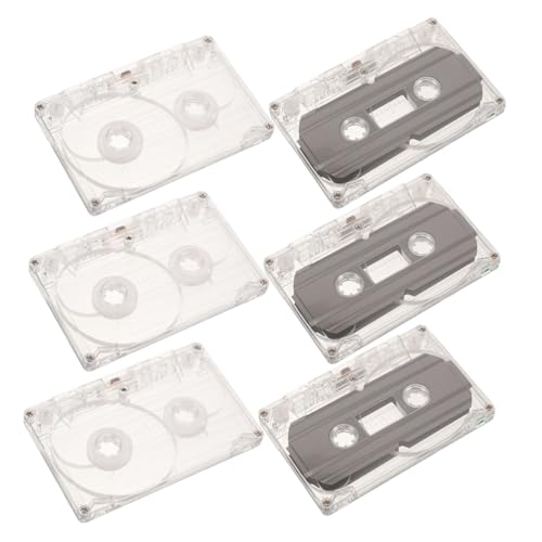 OSOLADY 6er-Pack Vintage-Kassetten Leere Kassetten Heimdekoration Und Partydekoration von OSOLADY