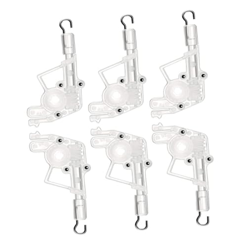 OSOLADY 6 Stück Teiliges Hexagon Wandsteller aus Robustem Kunststoff Transparent Langlebig und Bruchsicher Passend für Horizontale Jalousien in Wohn und Schlafzimmer Ersatzteil OSOLADY 6 Stück Teiliges Hexagon Wandsteller aus Robustem Kunststoff Transparent Langlebig und Bruchsicher Passend für Horizontale Jalousien in Wohn und Schlafzimmer Ersatzteil von OSOLADY