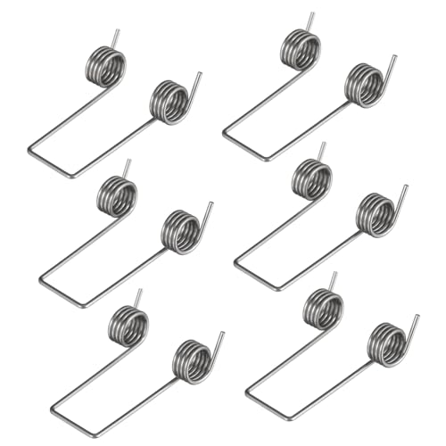 OSOLADY 6 Stück Teiliges Kleine Torsionsfedern aus Edelstahl für Reparatur von Mülltonnendeckeln Kompatibel mit Klappdeckel abfalleimern Stabile Federmechanik für Langlebige Nutzung von OSOLADY