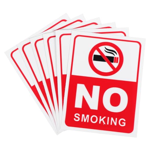 OSOLADY 6 Stücke Rauchen Verboten Zeichen Poster Selbst-adhesive Rauchen Verboten Zeichen Signage Für Home Business Restaurants Und Hotels OSOLADY 6 Stücke Rauchen Verboten Zeichen Poster Selbst-adhesive Rauchen Verboten Zeichen Signage Für Home Business Restaurants Und Hotels von OSOLADY