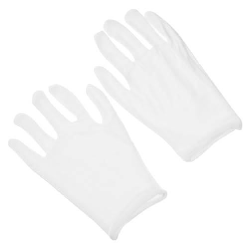 OSOLADY 6Paare Baumwollinspektionshandschuhe Weiße Sicherheits für Herren Atmungsaktiv Komfortabel für Schmuck Münzprüfungen OSOLADY 6Paare Baumwollinspektionshandschuhe Weiße Sicherheits für Herren Atmungsaktiv Komfortabel für Schmuck Münzprüfungen von OSOLADY