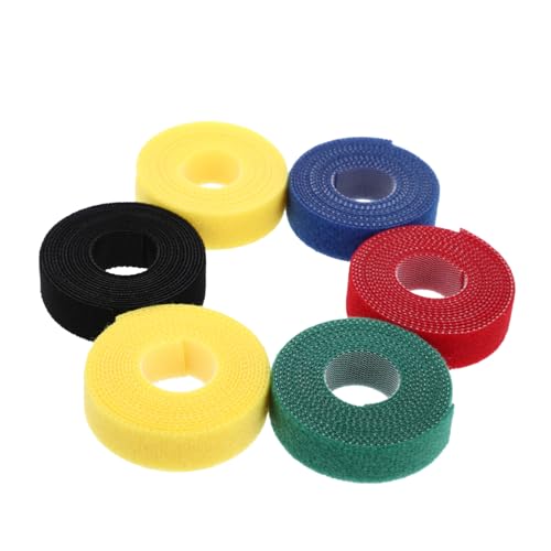 OSOLADY 6Rollen Wiederverwendbare Kabelbänder Kabelbinder Für Kabelorganisation Für Stromkabel Ladegeräte Tv Gaming Kabel Sortierte OSOLADY 6Rollen Wiederverwendbare Kabelbänder Kabelbinder Für Kabelorganisation Für Stromkabel Ladegeräte Tv Gaming Kabel Sortierte von OSOLADY