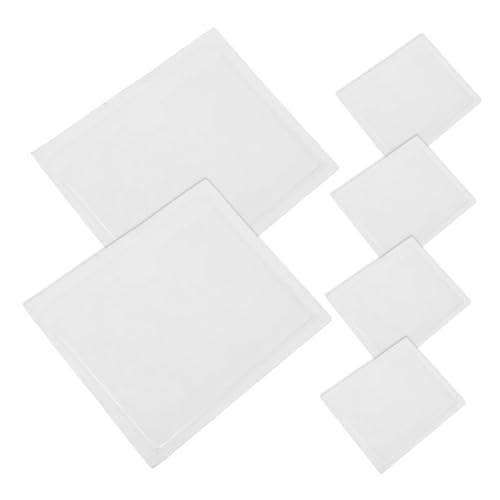 OSOLADY 6er-Pack Selbstklebende Kartenhalter Aus Kunststoff Von Self Adhesive Card Sleeves 10 X 8 cm Zum Transportieren Von Etikettenanhängern von OSOLADY