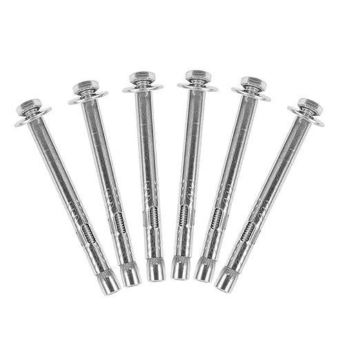 OSOLADY 6Stücke Expansionsschrauben Robuste Ankerbolzen mit Externer Sechskantmutter für Korrosionsbeständig und Langlebig von OSOLADY