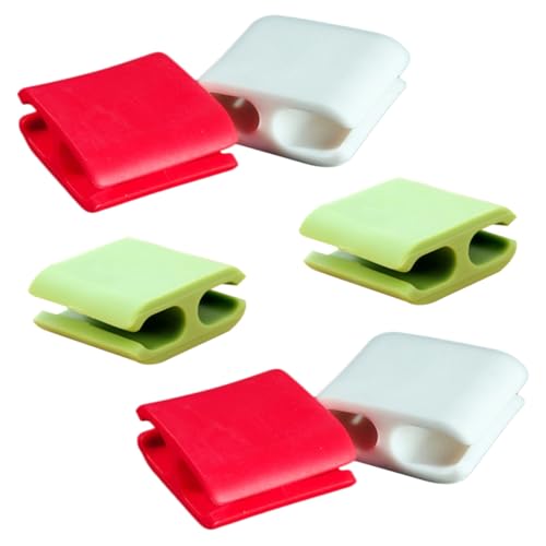 OSOLADY 6Stücke Kabelorganisator Silikon Kabelmanagement Clips Multifunktionale Drahthalter für Schreibtisch Kleines Design Zufälligen Farben Halter für Ladegeräte und USB Kabel OSOLADY 6Stücke Kabelorganisator Silikon Kabelmanagement Clips Multifunktionale Drahthalter für Schreibtisch Kleines Design Zufälligen Farben Halter für Ladegeräte und USB Kabel von OSOLADY