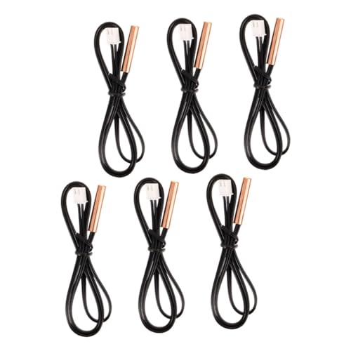 OSOLADY 6Stücke Kupferthermistor Temperaturfühler für Klimaanlagen Lange Doppel Thermistor Sonde für Ac Langlebig und Installieren OSOLADY 6Stücke Kupferthermistor Temperaturfühler für Klimaanlagen Lange Doppel Thermistor Sonde für Ac Langlebig und Installieren von OSOLADY