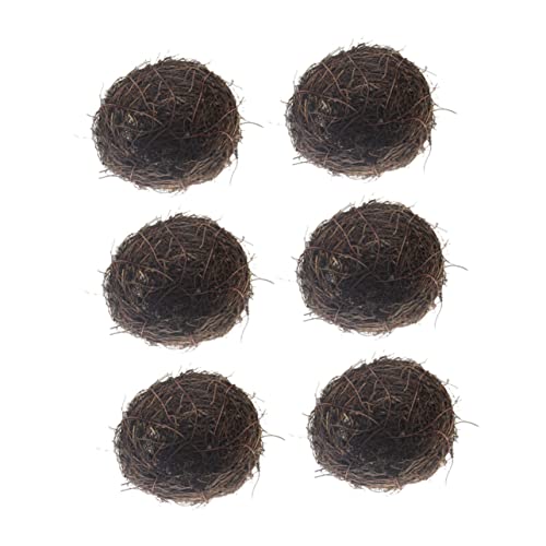 OSOLADY 6Stücke Rattan Nest Ornament Kreative Dekoration für Garten Hochzeit und Fotografie Landstil für Ostern und Geschenkideen OSOLADY 6Stücke Rattan Nest Ornament Kreative Dekoration für Garten Hochzeit und Fotografie Landstil für Ostern und Geschenkideen von OSOLADY